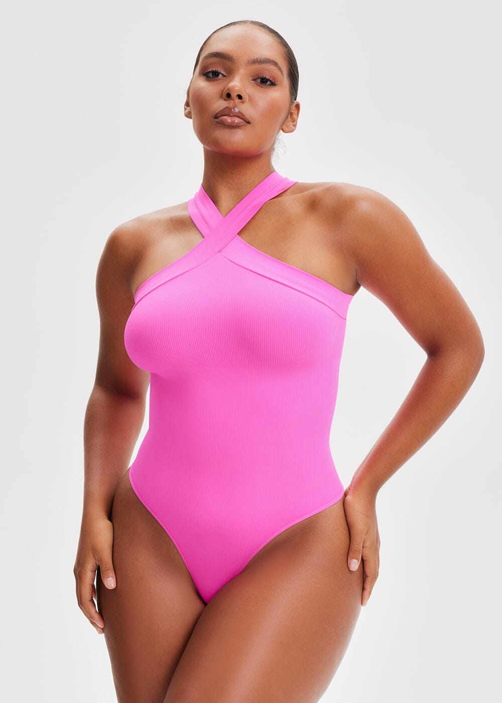 Body Modelador Crossover Halter